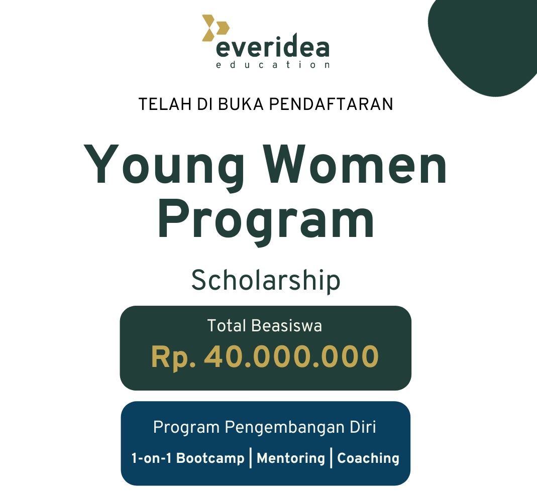 Young Women Program Scholarship dengan Fasilitas Coaching