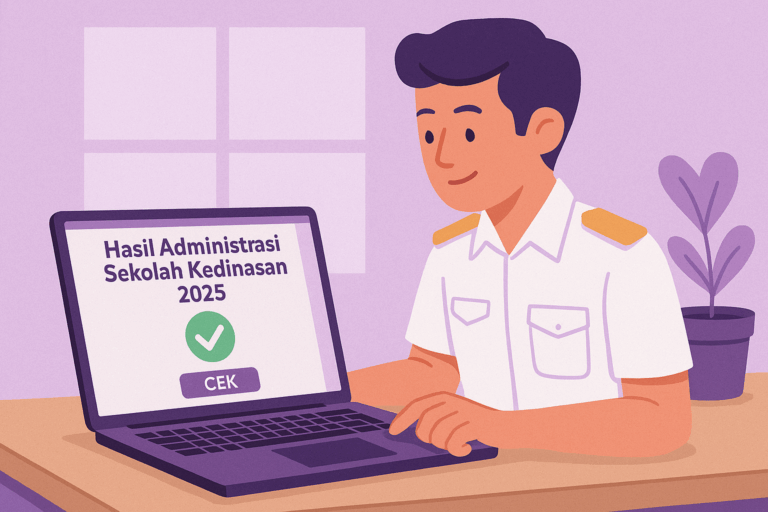 Cek Hasil Seleksi Administrasi Sekdin 2025