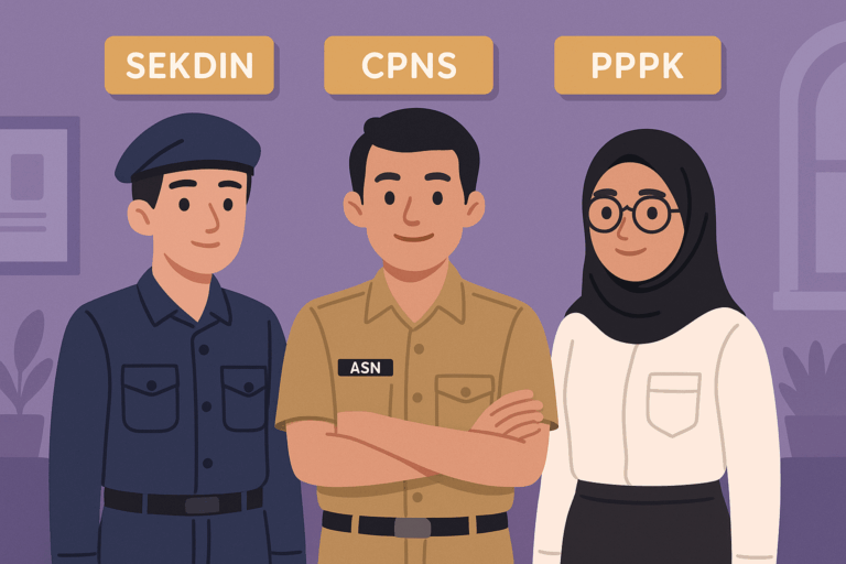 Perbedaan Sekdin, CPNS, PPPK
