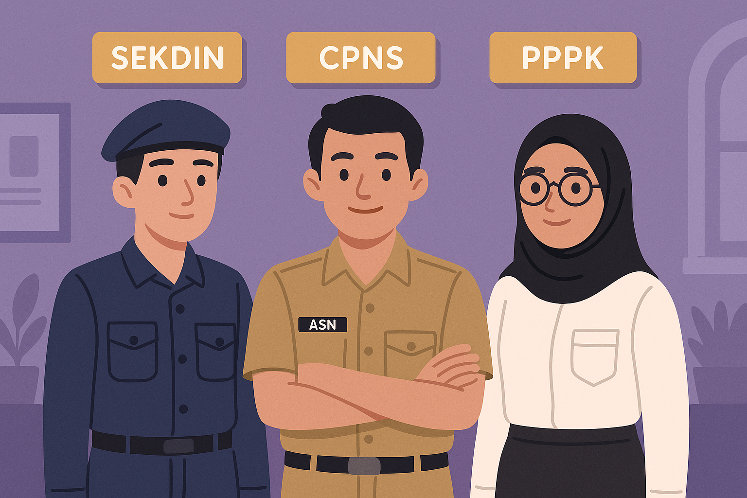 Perbedaan Sekdin, CPNS, PPPK