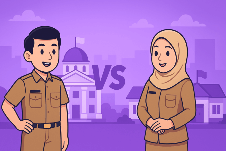 Perbedaan ASN di Instansi Pusat dan Daerah