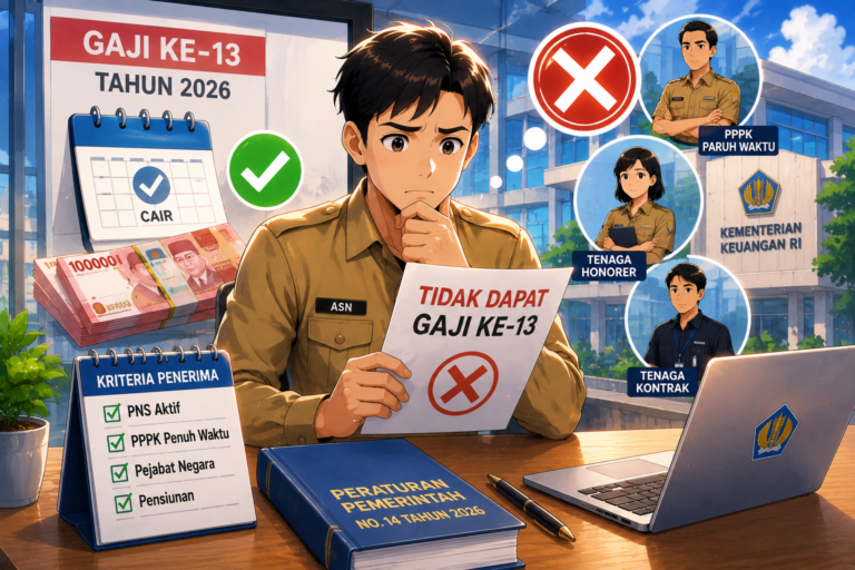 ASN Ini Tidak Dapat Gaji ke-13 Tahun 2026