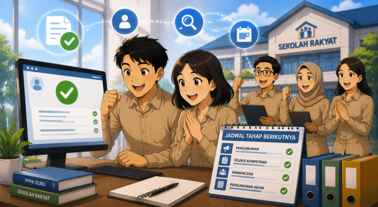 Hasil Seleksi Administrasi PPPK Guru Sekolah Rakyat 2026 Diumumkan, Ini Cara Cek dan Jadwal Tahap Berikutnya
