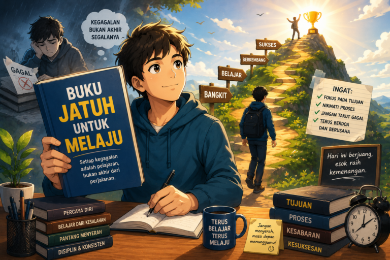 Buku Jatuh untuk Melaju: Pelajaran Berharga dari Kegagalan yang Mengantarkan pada Kesuksesan