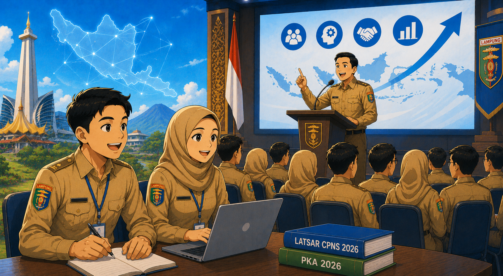 Latsar CPNS dan PKA 2026 Resmi Digelar, Pemprov Lampung Siapkan ASN Adaptif Menuju Indonesia Emas 2045