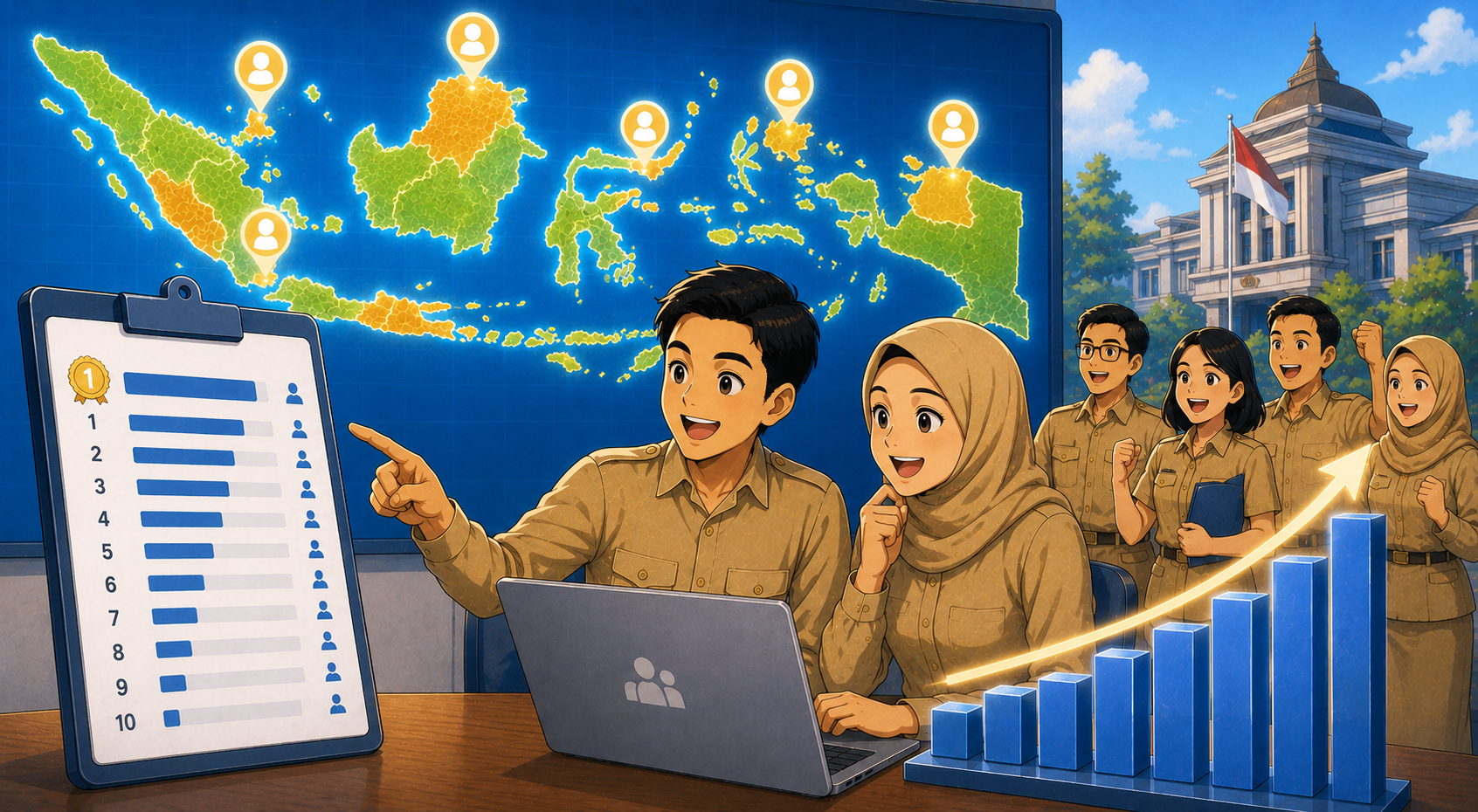 10 Daerah dengan Usulan Formasi CPNS 2026 Terbanyak, Peluang Lolos Lebih Besar?