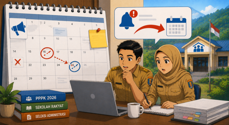 Jadwal PPPK Sekolah Rakyat 2026 Berubah, Pengumuman Seleksi Administrasi Resmi Diundur