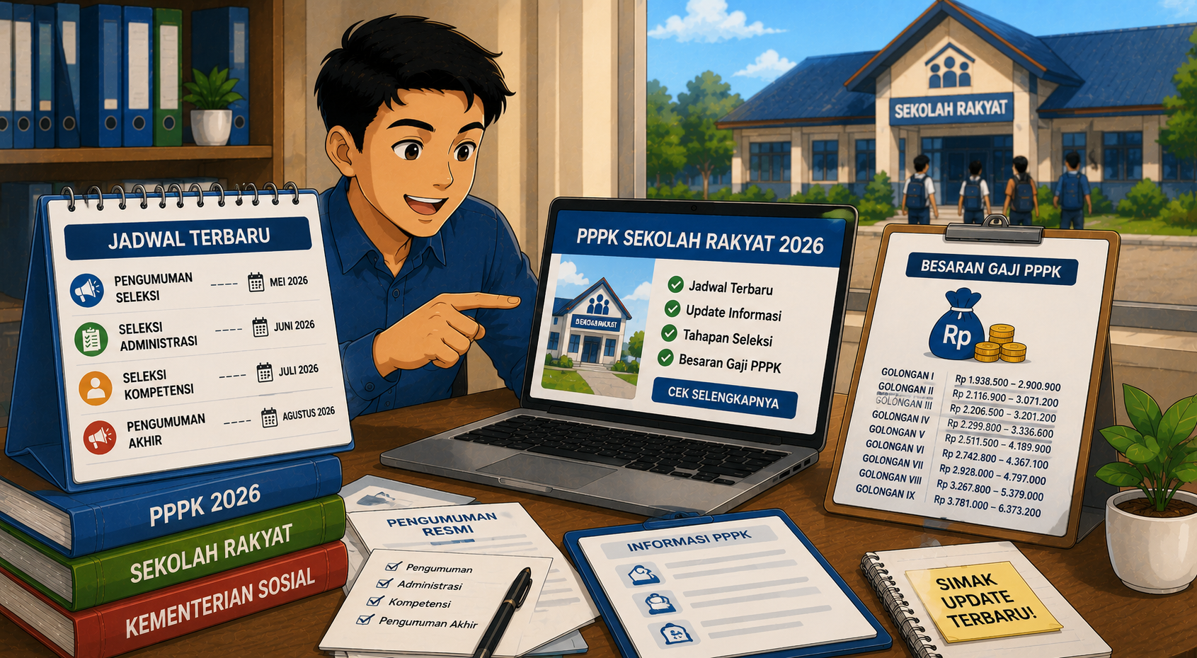 Jadwal Pengumuman PPPK Sekolah Rakyat 2026, Simak Update Terbaru dan Besaran Gajinya