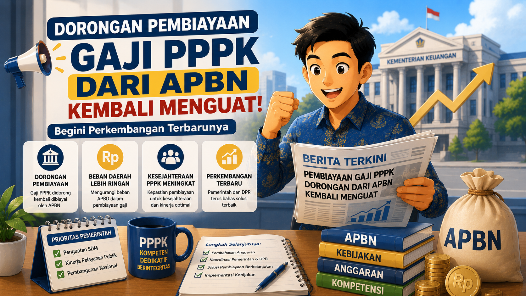 Dorongan Pembiayaan Gaji PPPK dari APBN Kembali Menguat, Begini Perkembangan Terbarunya
