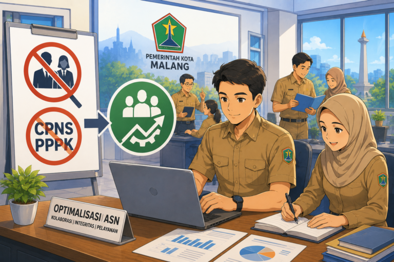Pemkot Malang Hentikan Rekrutmen CPNS dan PPPK 2026, Fokus Optimalkan ASN yang Sudah Ada