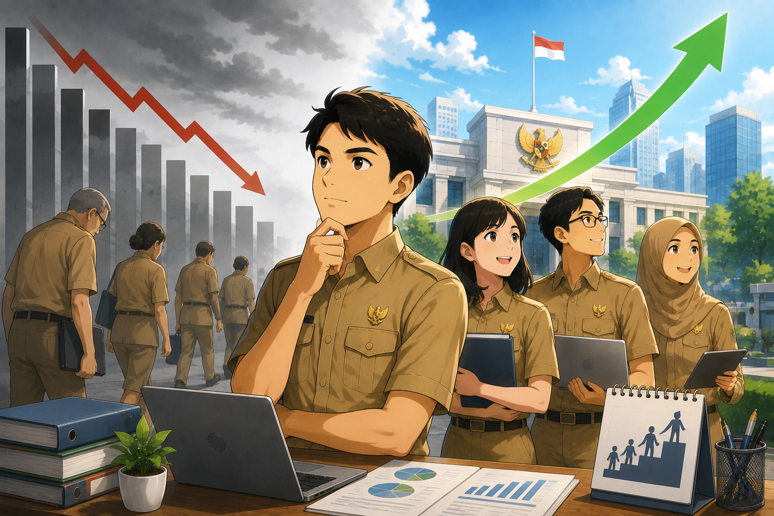 Jumlah PNS Terus Menyusut, Mengapa Rekrutmen CASN 2026 Jadi Sangat Penting? Ini Penjelasannya