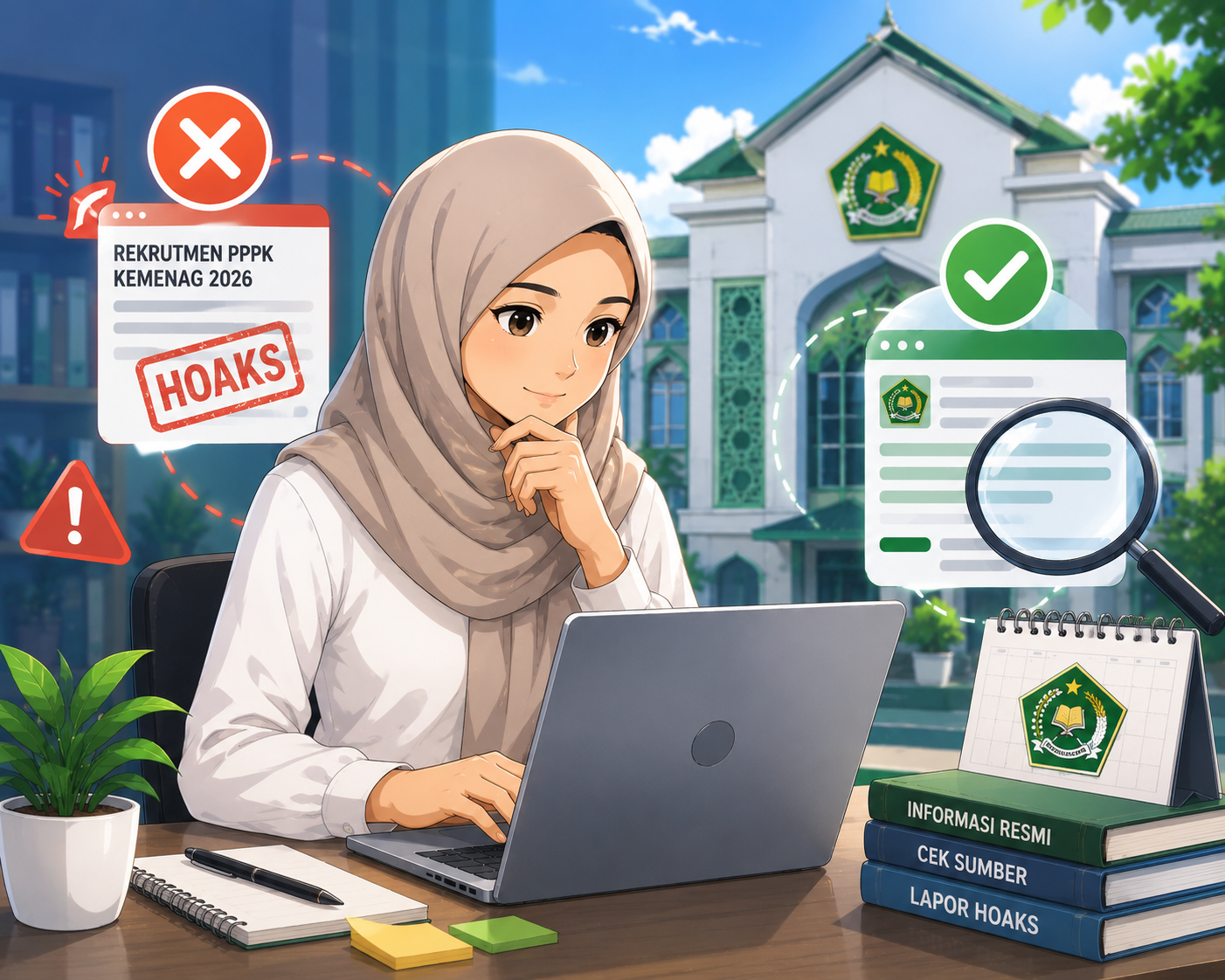 Hoaks Rekrutmen PPPK Kemenag 2026! Ini Penjelasan Resmi dan Cara Membedakan Informasi Palsu