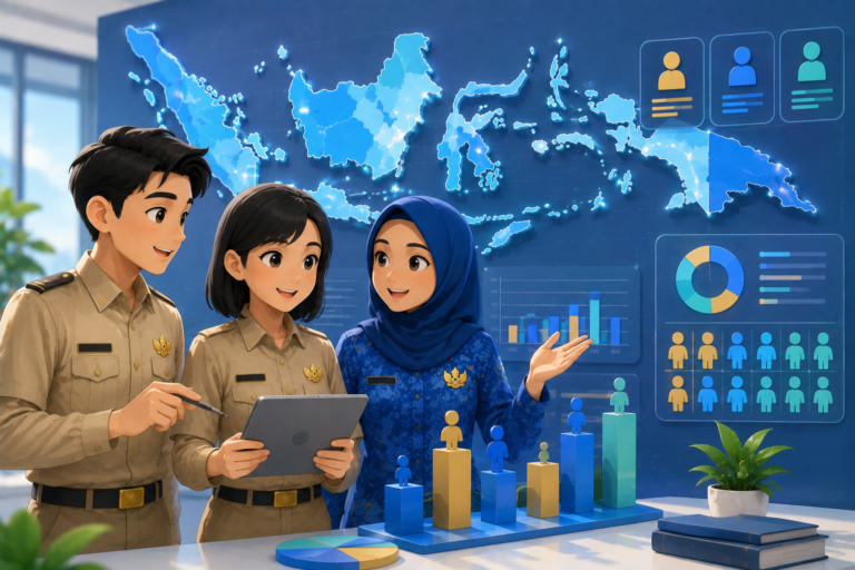 Peta ASN Indonesia Terbaru: Begini Komposisi PNS, PPPK Penuh Waktu, dan PPPK Paruh Waktu