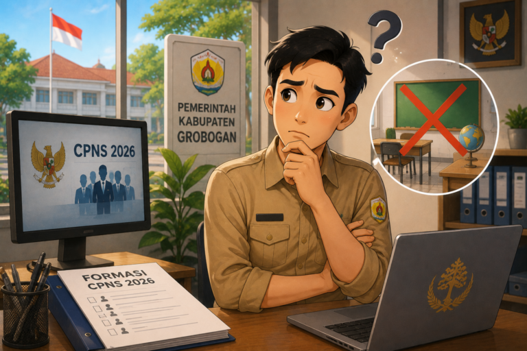 CPNS Grobogan 2026 Tidak Membuka Formasi Guru, Apa Penyebabnya?